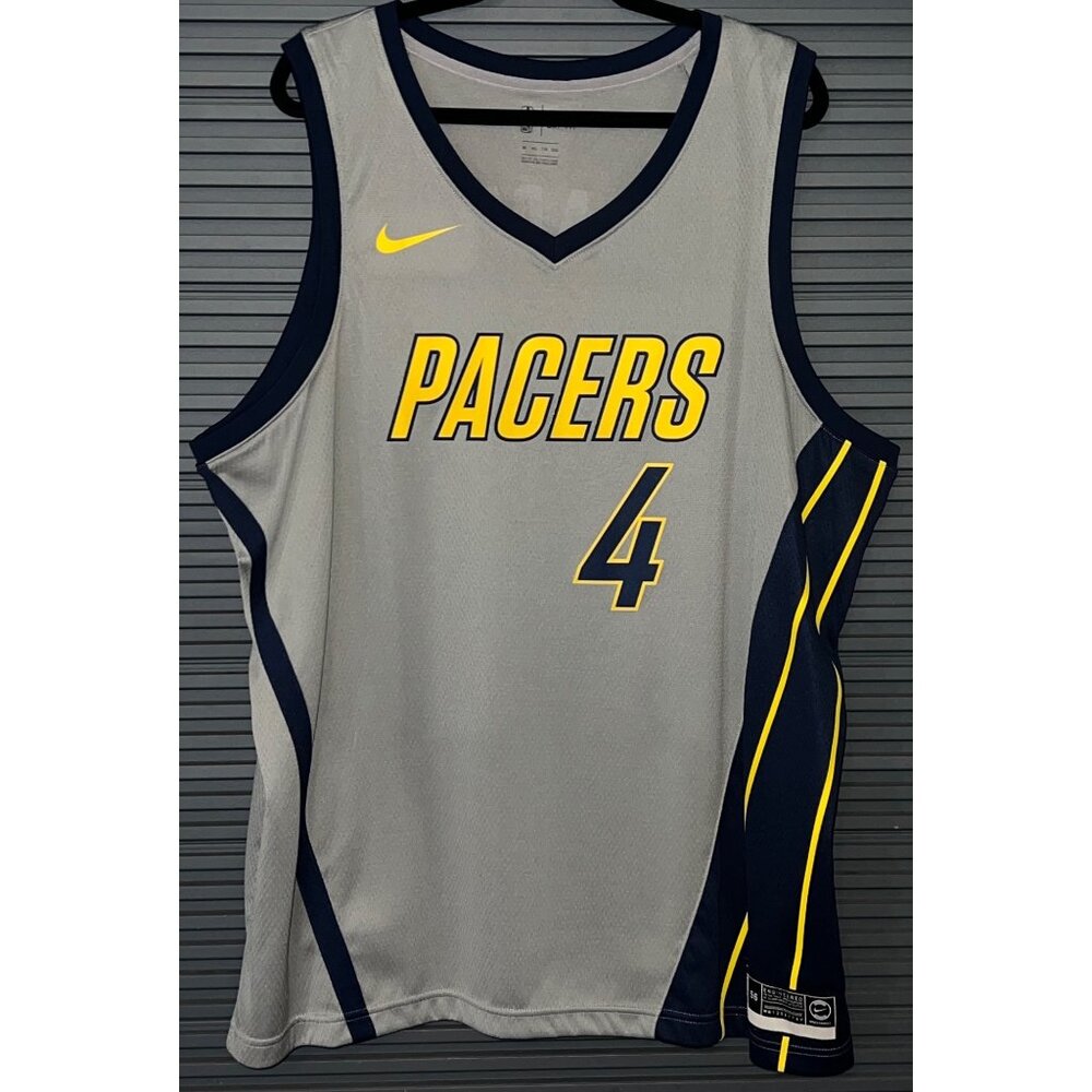 Nike Pacers‎ Victor Oladipo Swingman Jersey Gray NBA 56 Mens Basketball Tank Top